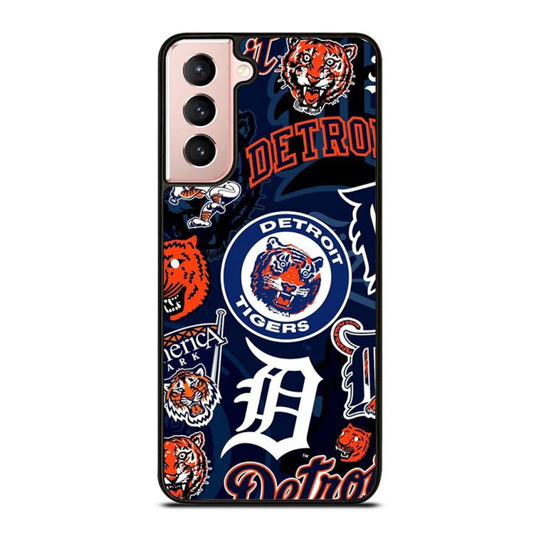 DETROIT TIGERS BASEBALL COLLAGE Samsung Galaxy S21 Case Cover