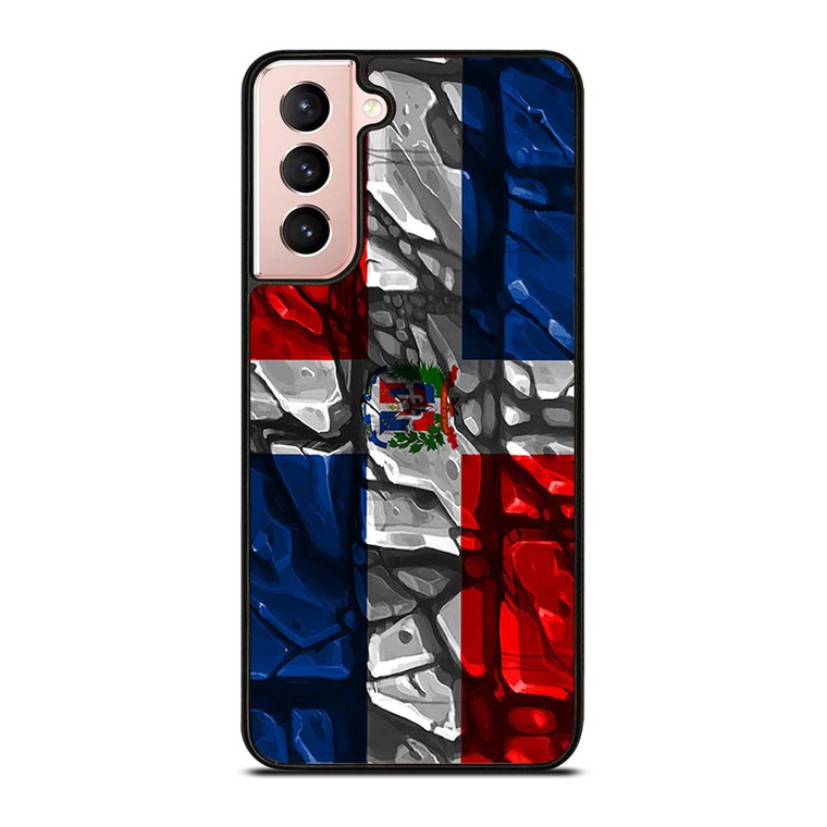 DOMINICAN REPUBLIC FLAG Samsung Galaxy S21 Case Cover DOMINICAN REPUBLIC FLAG Samsung Galaxy S21 Case Cover