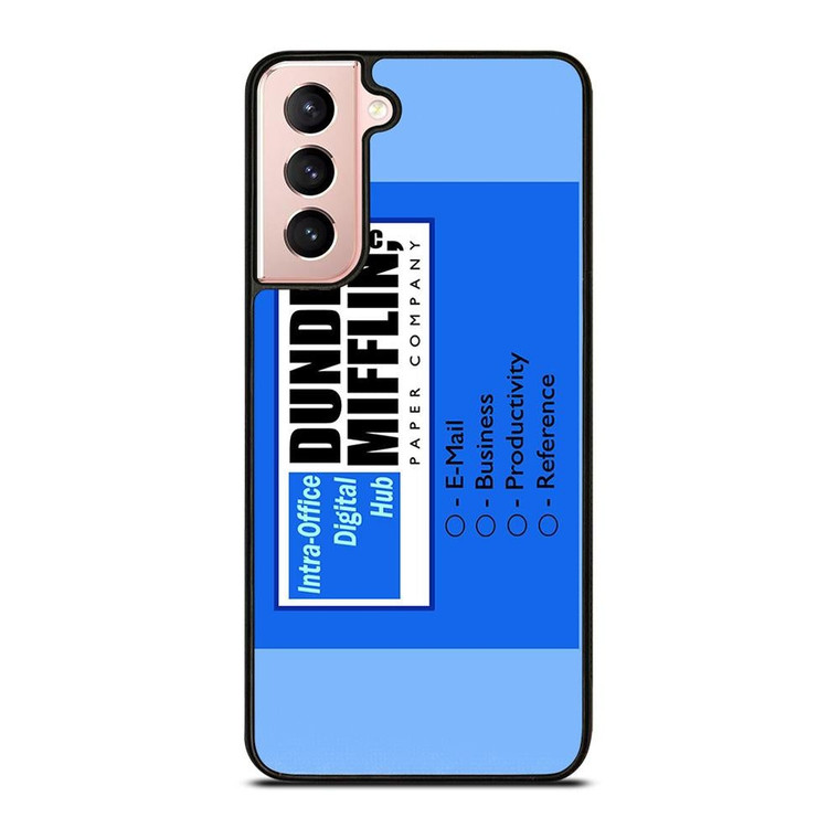 DUNDER MIFFLIN INTRA OFFICE DIGITAL HUB LOGO Samsung Galaxy S21 Case Cover