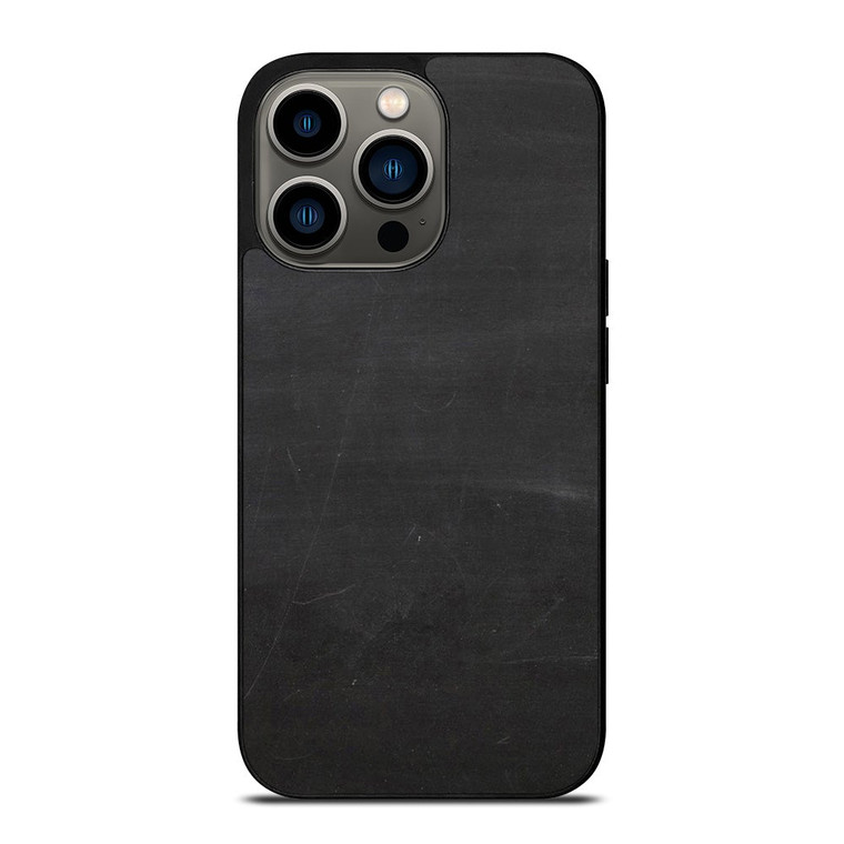 CHALK BLACK BOARD TEXTURES iPhone 13 Pro Case Cover
