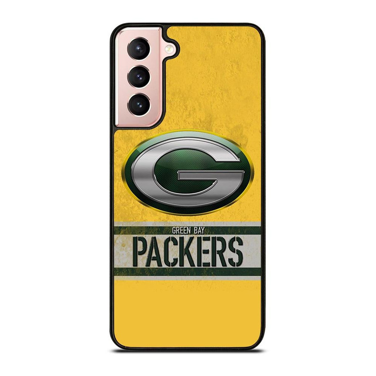 GREEN BAY PACKERS LOGO FOOTBALL Samsung Galaxy S21 Case Cover
