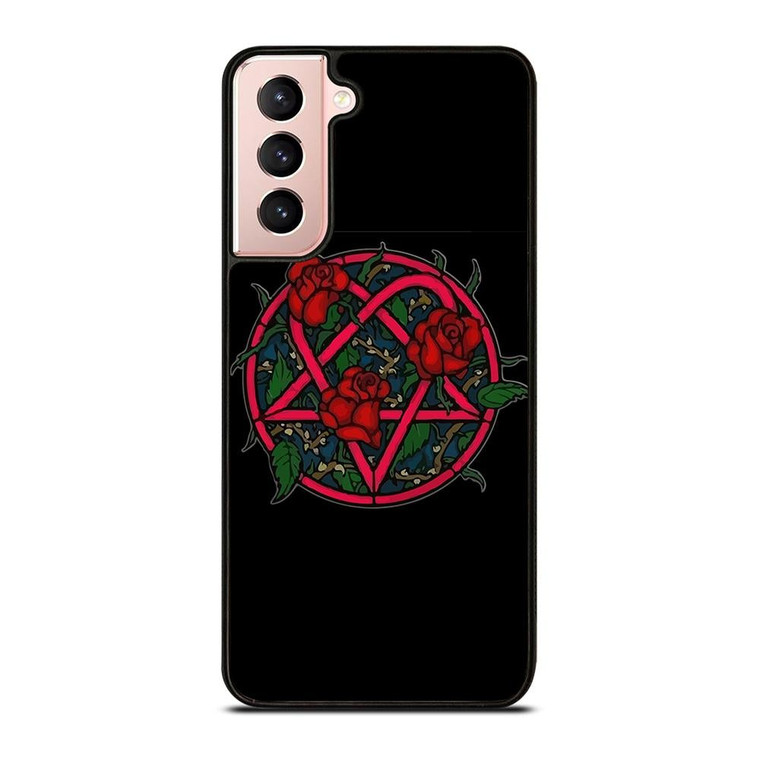HIM BAND HEARTAGRAM FLOWER Samsung Galaxy S21 Case Cover