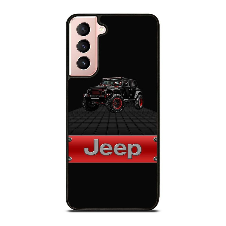 JEEP WRANGLER BLACK LOGO Samsung Galaxy S21 Case Cover