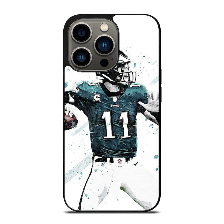 CARSON WENTZ  PHILADELPHIA EAGLES FOOTBALL iPhone 13 Pro Case Cover