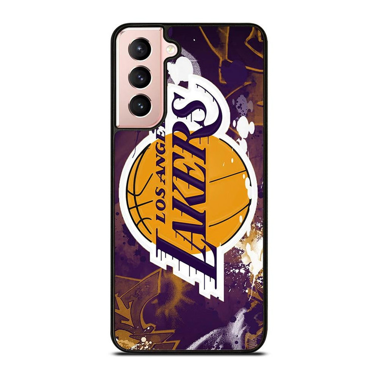 LA LAKERS ART LOGO Samsung Galaxy S21 Case Cover
