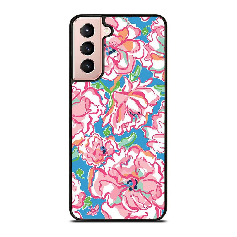 LILLY PULITZER FLOWER Samsung Galaxy S21 Case Cover