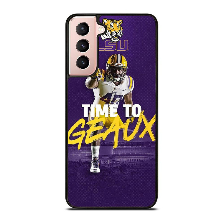 LSU TIGERS TIME TO GEAUX Samsung Galaxy S21 Case Cover