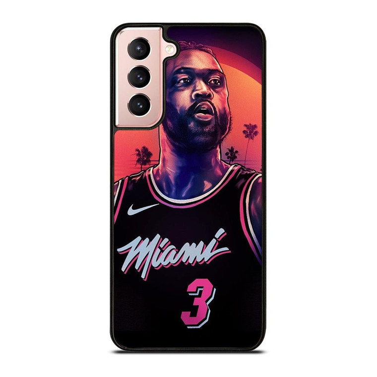 MIAMI HEAT DWYANE WADE 3 NBA Samsung Galaxy S21 Case Cover