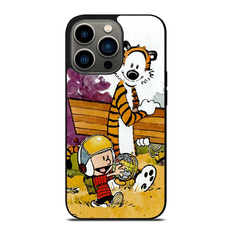 CALVIN AND HOBBES CARTOON iPhone 13 Pro Case Cover