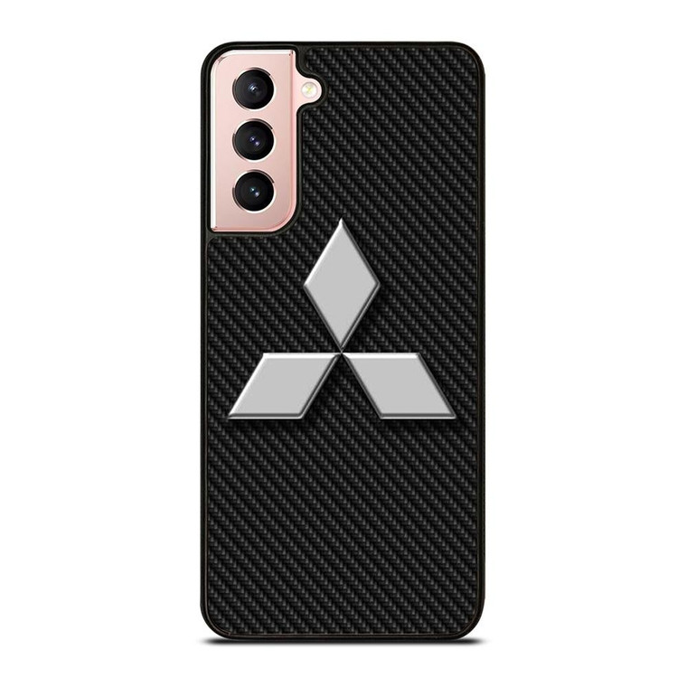 MITSUBISHI MOTORS CARBON LOGO Samsung Galaxy S21 Case Cover