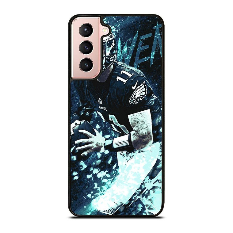 PHILADELPHIA EAGLES CARSON WENTZ Samsung Galaxy S21 Case Cover
