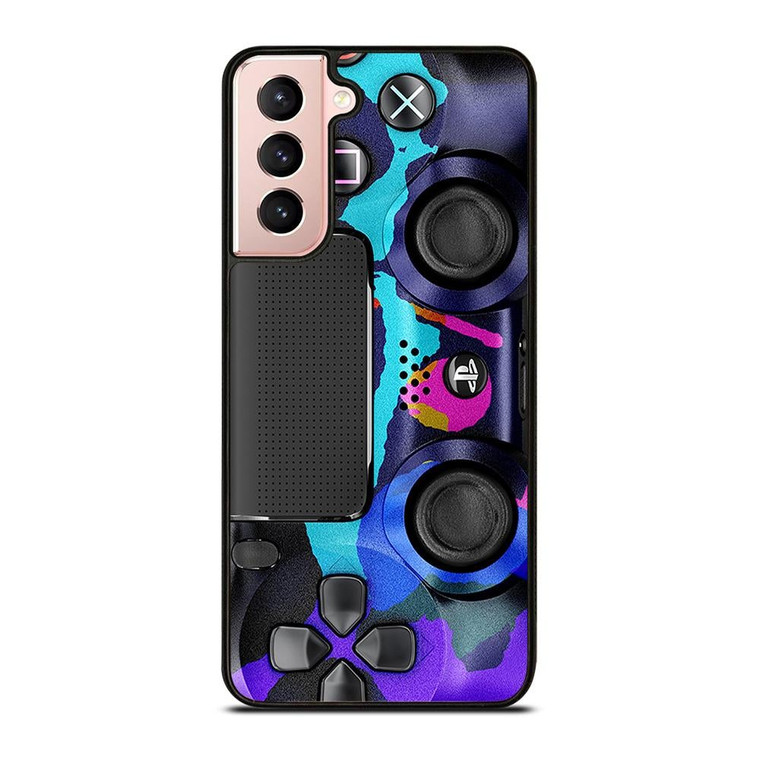 PS4 CONTROLLER PLAYSTATION CAMO Samsung Galaxy S21 Case Cover