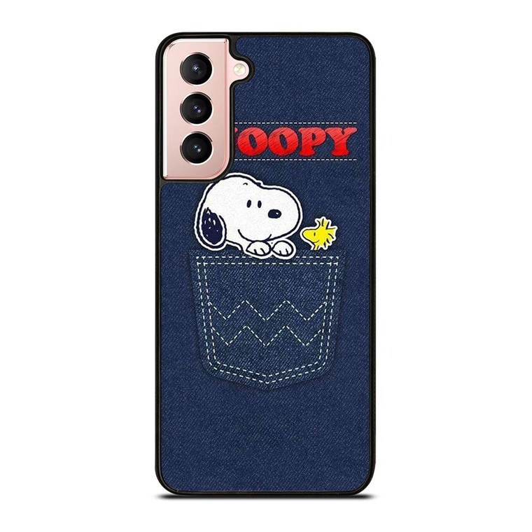 SNOOPY IN POCKET CARTOON Samsung Galaxy S21 Case Cover