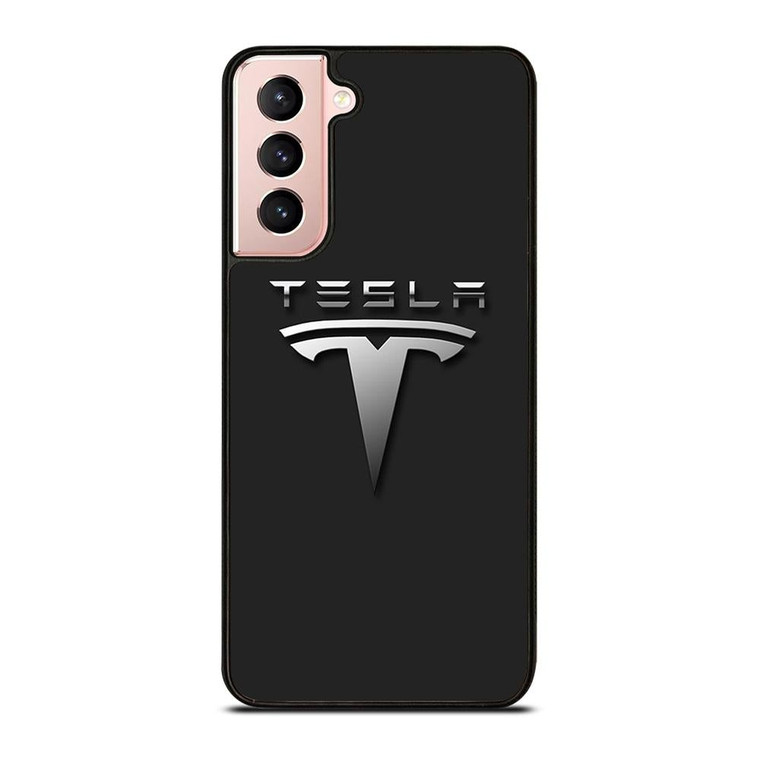 TESLA CAR LOGO Samsung Galaxy S21 Case Cover