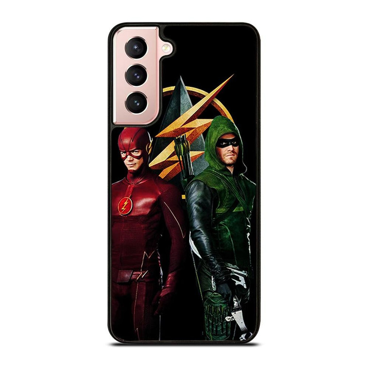THE FLASH VS GREEN ARROW DC Samsung Galaxy S21 Case Cover