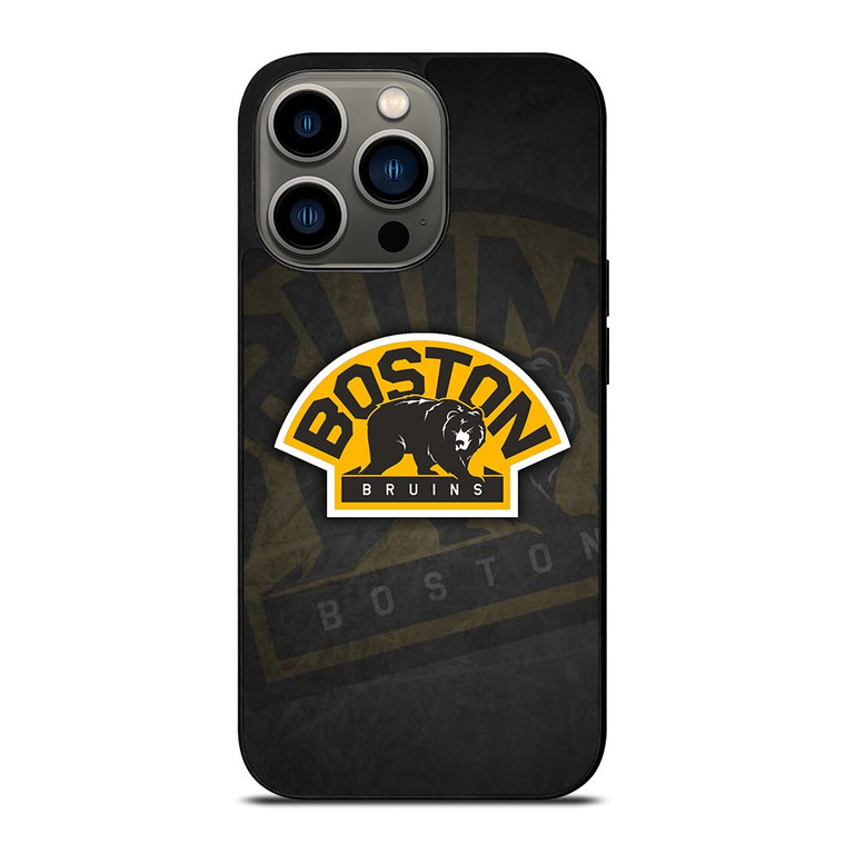 BOSTON BRUINS NHL TEAM iPhone 13 Pro Case Cover