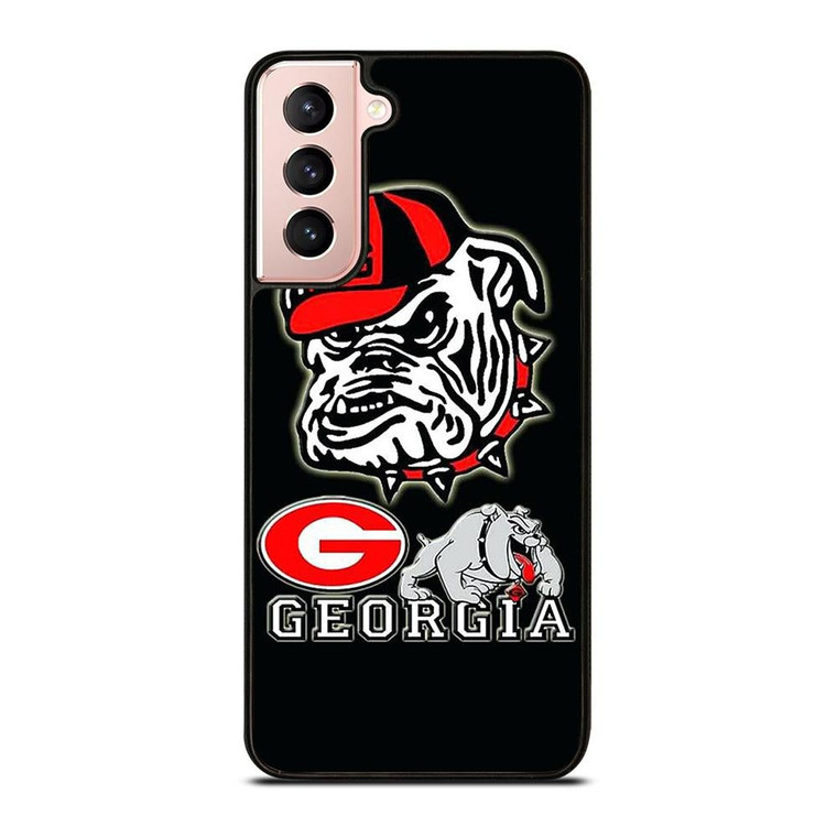 UNIVERSITY OF GEORGIA BULLDOGS ICON Samsung Galaxy S21 Case Cover