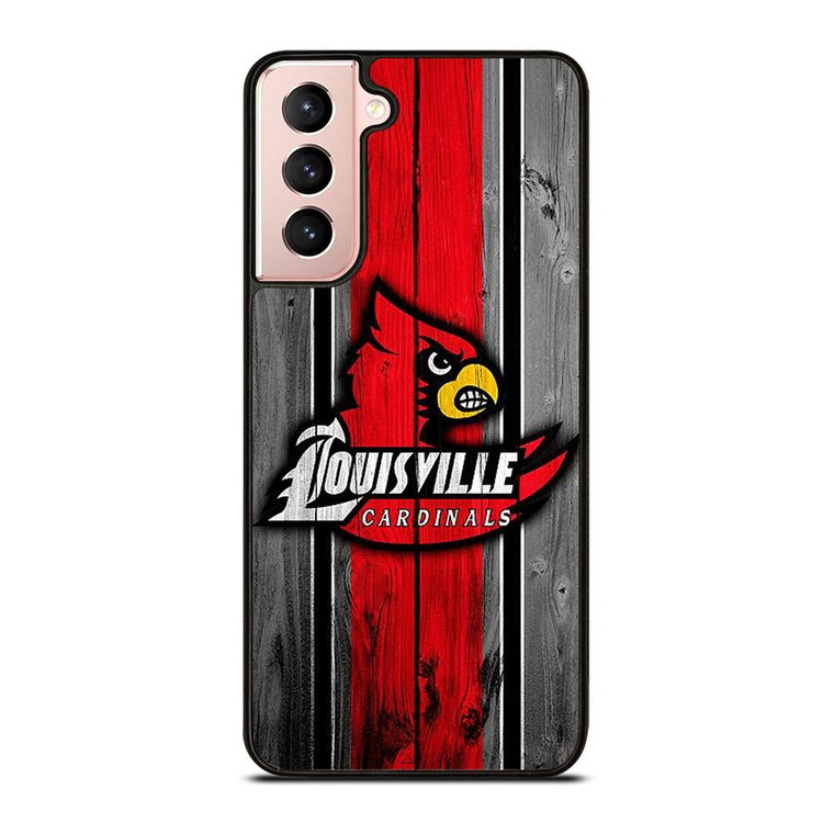 UNIVERSITY OF LOUISVILLE  WOODEN LOGO Samsung Galaxy S21 Case Cover