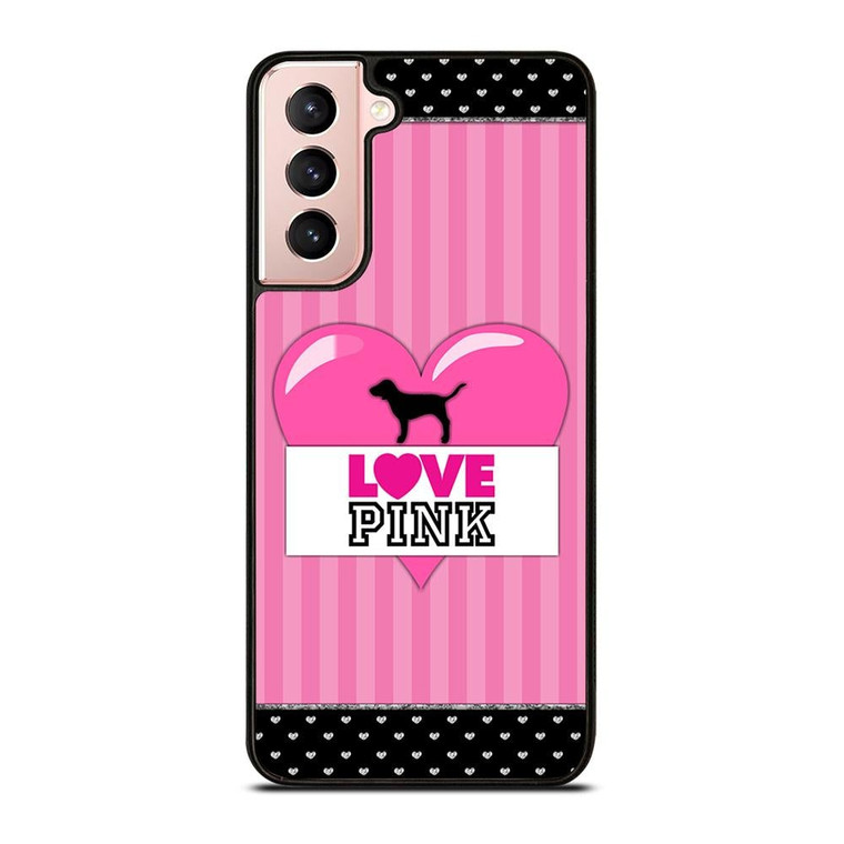 VICTORIA'S SECRET PINK LOVE Samsung Galaxy S21 Case Cover