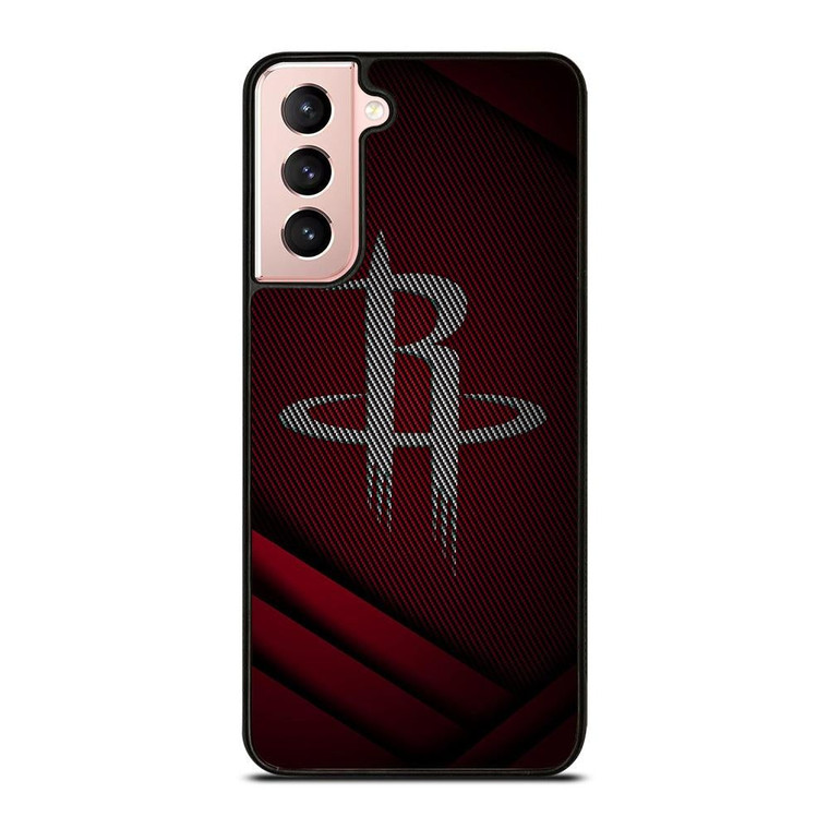 HOUSTON ROCKETS CARBON LOGO Samsung Galaxy S21 Case Cover