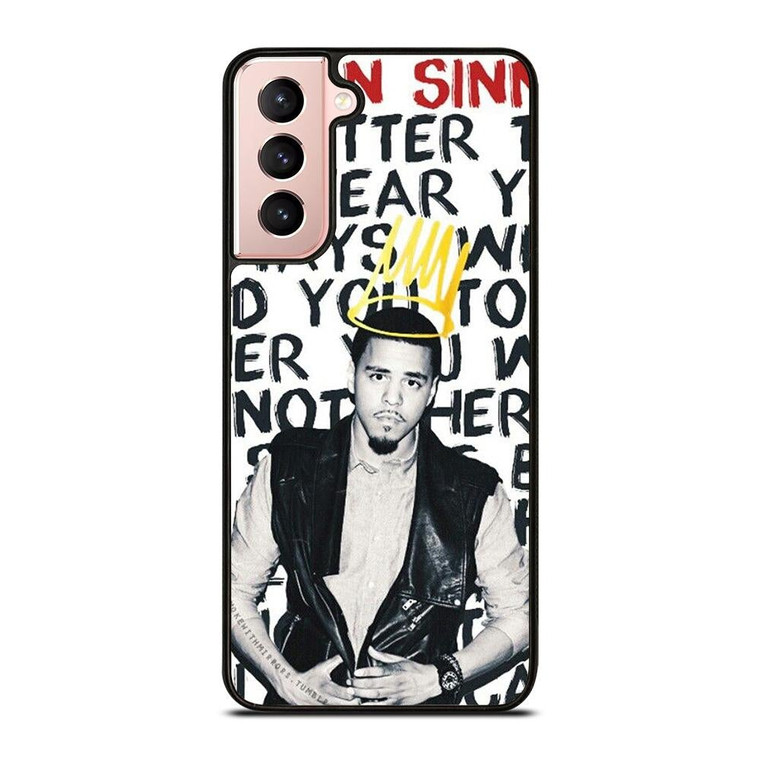J COLE BORN SINNER QUOTES Samsung Galaxy S21 Case Cover