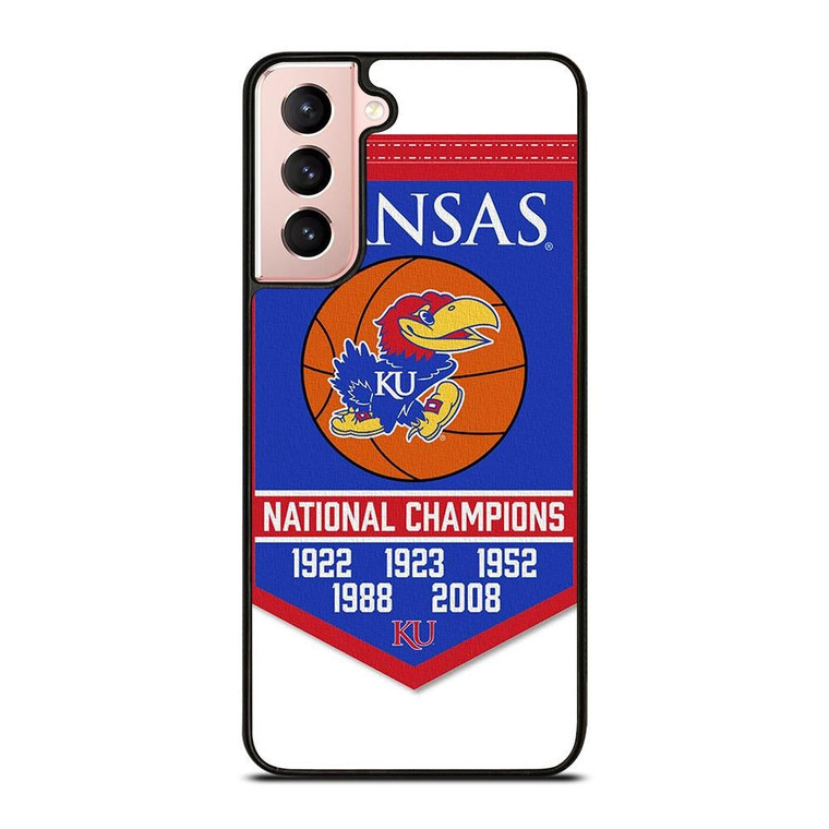 KANSAS JAYHAWKS UNIVERSITY BASKETBALL Samsung Galaxy S21 Case Cover
