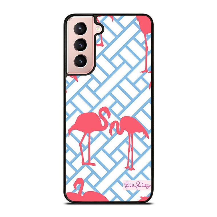 LILLY PULITZER FLAMINGO 2 Samsung Galaxy S21 Case Cover