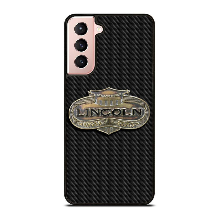 LINCOLN MOTOR LOGO CARBON Samsung Galaxy S21 Case Cover
