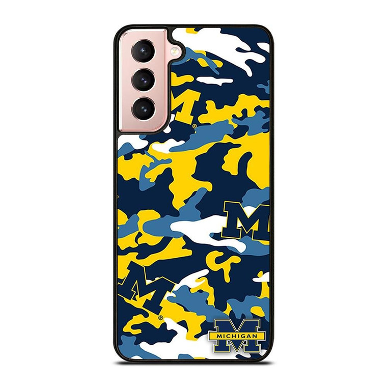 MICHIGAN WOLVERINES FOOTBALL CAMO Samsung Galaxy S21 Case Cover