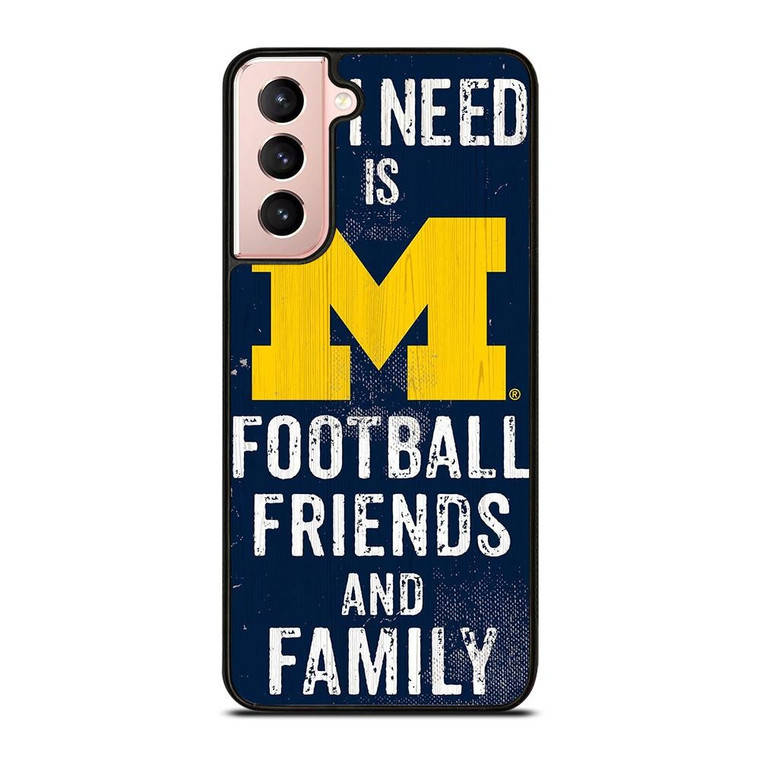 MICHIGAN WOLVERINES FOOTBALL QUOTES Samsung Galaxy S21 Case Cover