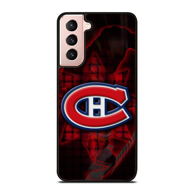 MONTREAL CANADIENS RED GLOW SYMBOL Samsung Galaxy S21 Case Cover