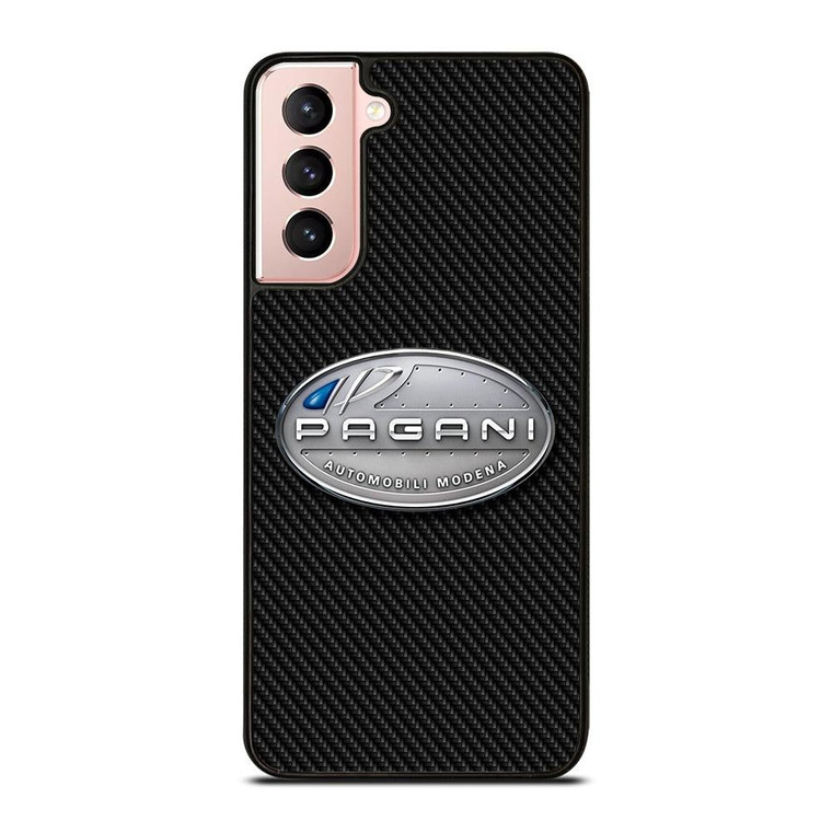 PAGANI AUTOMOBILI CARBON LOGO Samsung Galaxy S21 Case Cover