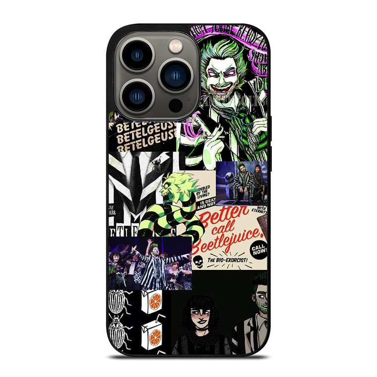 BEETLEJUICE COLLAGE iPhone 13 Pro Case Cover