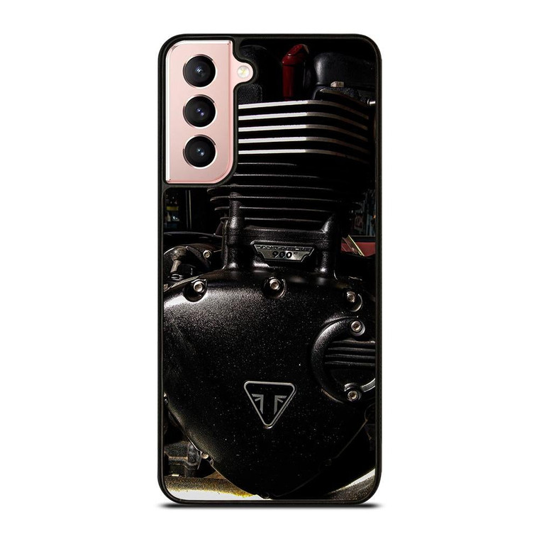TRIUMPH MOTORCYCLE ENGINE Samsung Galaxy S21 Case Cover
