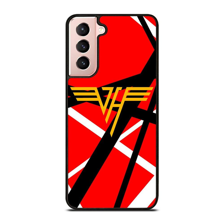 VAN HALLEN RED ABSTRACT LOGO Samsung Galaxy S21 Case Cover