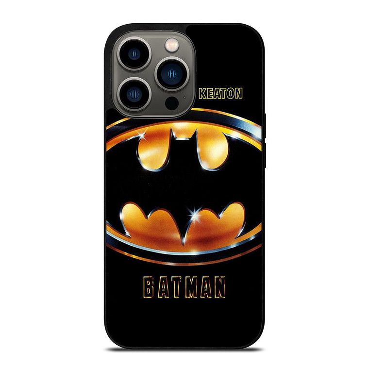 BATMAN LOGO VINTAGE KEATON iPhone 13 Pro Case Cover