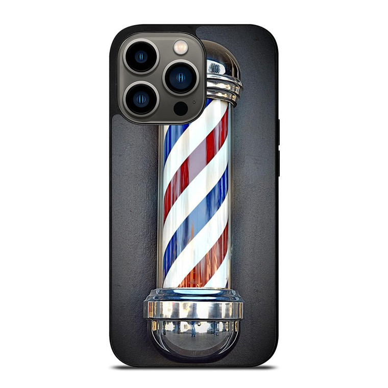 BARBER POLE HAIR CUT SYMBOL iPhone 13 Pro Case Cover