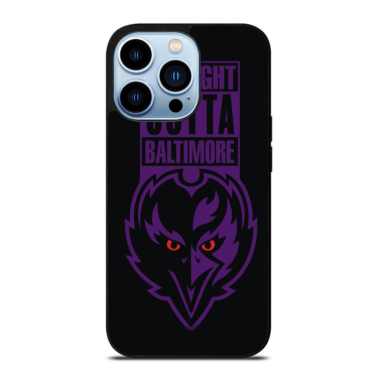 STRAIGHT OUTTA BALTIMORE BALTIMORE RAVENS iPhone 13 Pro Max Case Cover