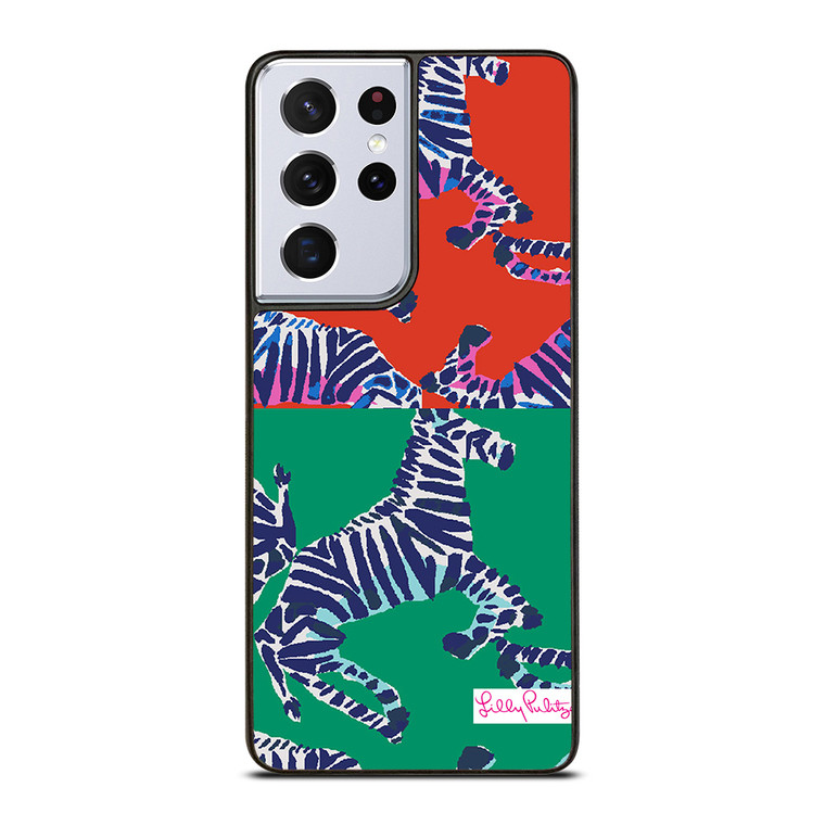 LILLY PULITZER ZEBRA Samsung Galaxy S21 Ultra Case Cover LILLY PULITZER ZEBRA Samsung Galaxy S21 Ultra Case Cover
