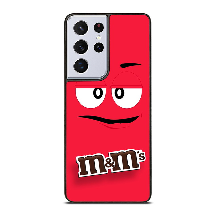 M&M'S CHOCOLATE MASCOT FACE Samsung Galaxy S21 Ultra Case Cover