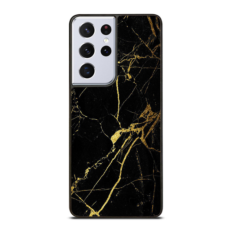 MARBLE GOLD PATTERN Samsung Galaxy S21 Ultra Case Cover