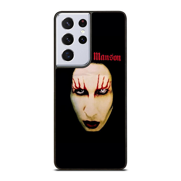 MARILYN MANSON SCARY FACE Samsung Galaxy S21 Ultra Case Cover