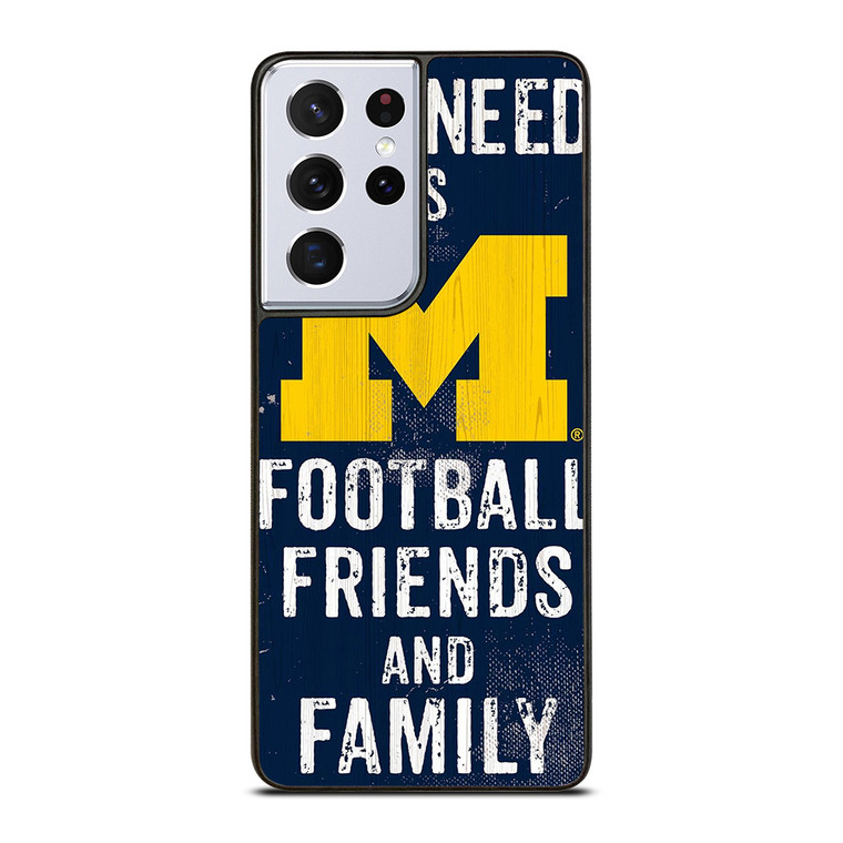 MICHIGAN WOLVERINES FOOTBALL QUOTES Samsung Galaxy S21 Ultra Case Cover