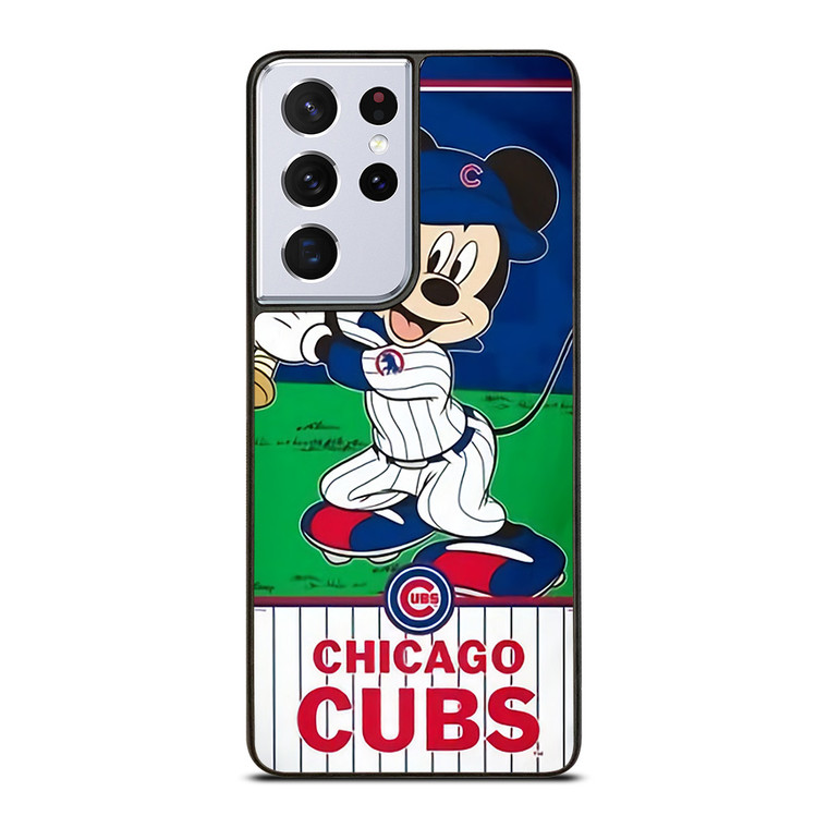 MICKEY MOUSE CHICAGO CUBS Samsung Galaxy S21 Ultra Case Cover