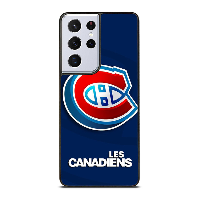 MONTREAL LES CANADIENS NHL 3D LOGO Samsung Galaxy S21 Ultra Case Cover