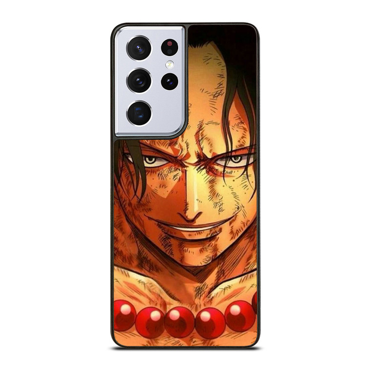 ONE PIECE ACE FACE Samsung Galaxy S21 Ultra Case Cover