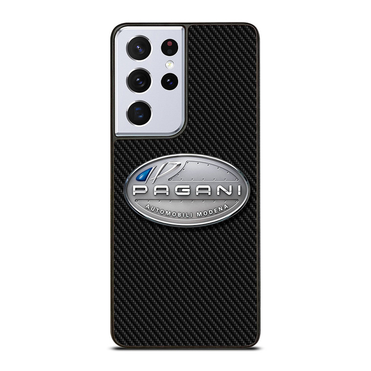 PAGANI AUTOMOBILI CARBON LOGO Samsung Galaxy S21 Ultra Case Cover PAGANI AUTOMOBILI CARBON LOGO Samsung Galaxy S21 Ultra Case Cover