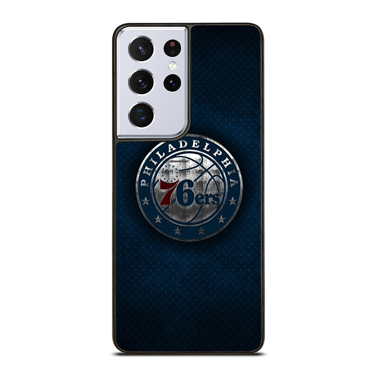PHILADELPHIA 76ERS METAL LOGO Samsung Galaxy S21 Ultra Case Cover