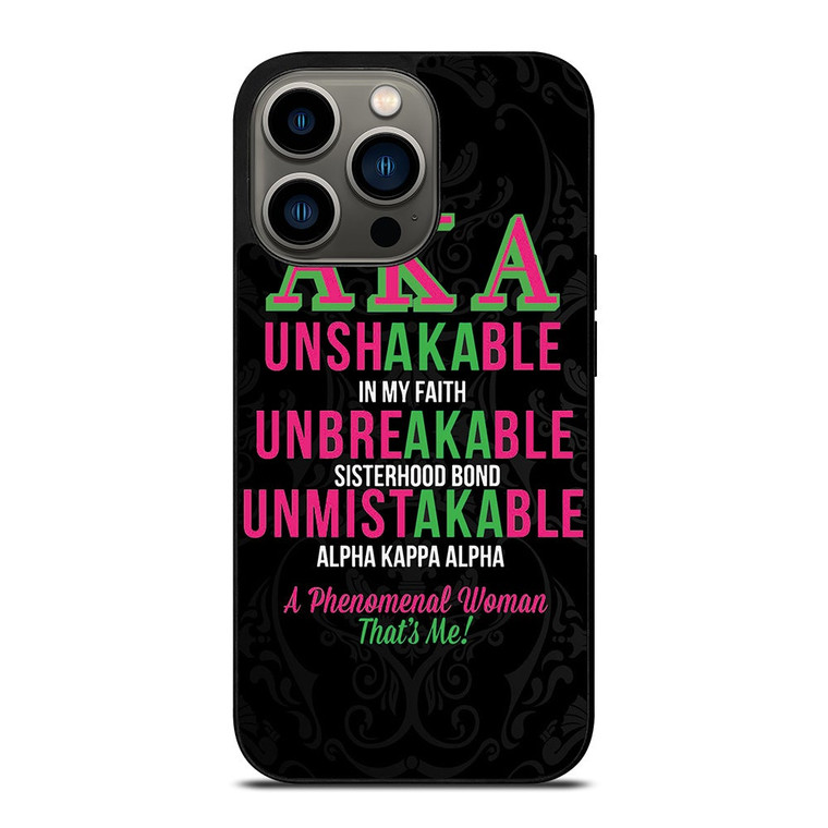 ALPHA KAPPA ALPHA QUOTE iPhone 13 Pro Case Cover