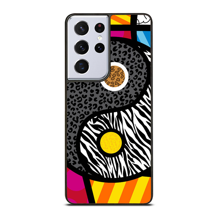ROMERO BRITTO YIN YANG Samsung Galaxy S21 Ultra Case Cover